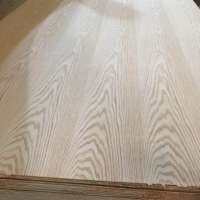 12mm MDF with crown cut red oak veneer